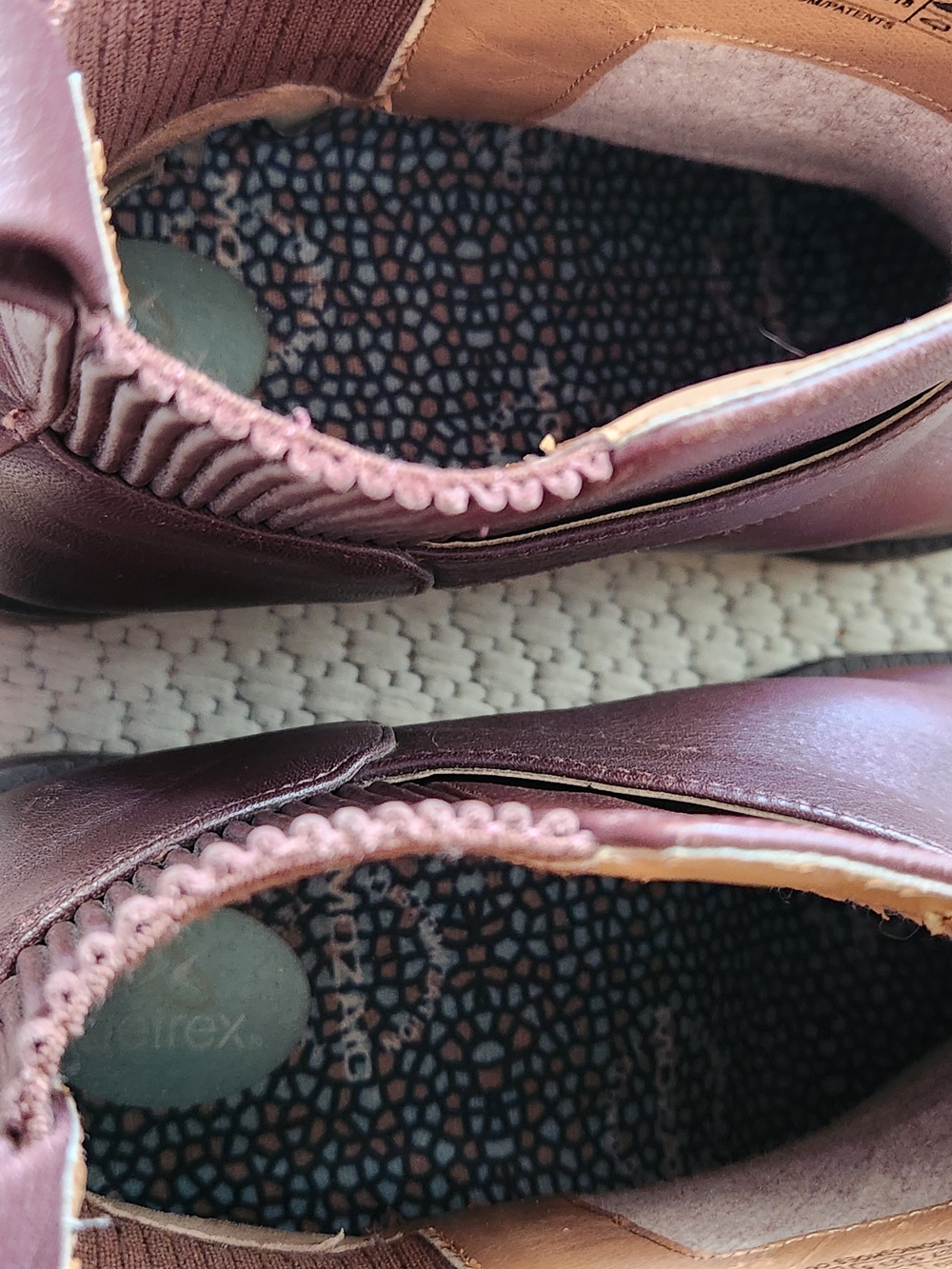 Vionic Brown Ankle Boots with Gold Buckle - Picture 10 of 10